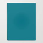 Deep Teal Blue Solid  Notebook Gallery Image 4