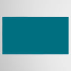 Deep Teal Blue Solid  Tablecloth Gallery Image 2