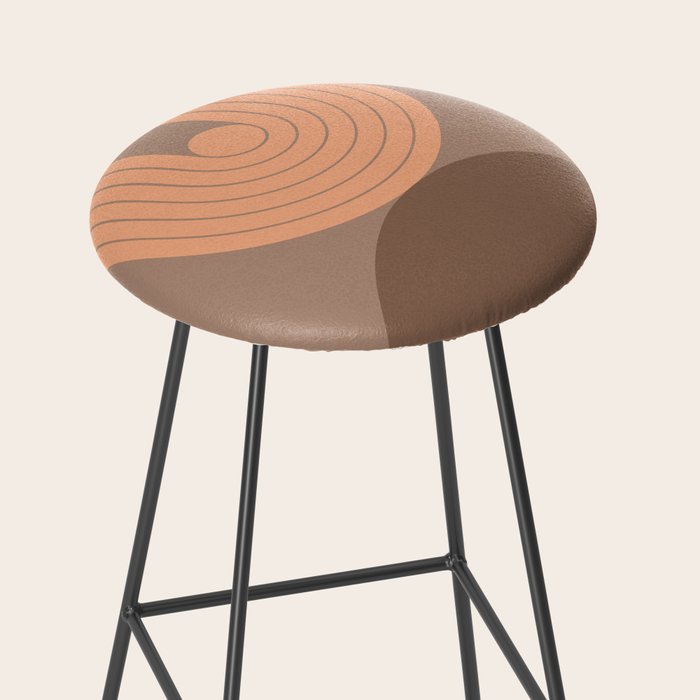 Abstraction_Balance_Round_Bohemian_Shape_Minimalism_001 Stool Gallery Image 2