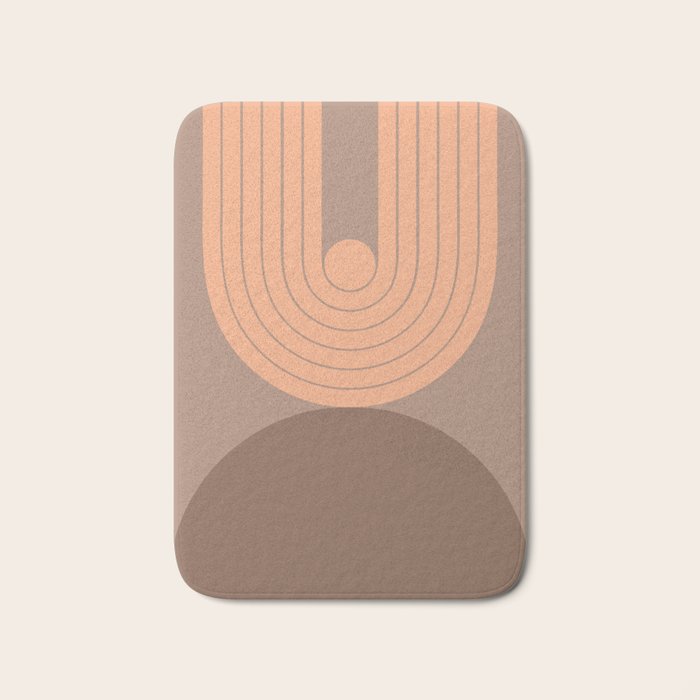 Abstraction_Balance_Round_Bohemian_Shape_Minimalism_001 Bath Mat Gallery Image 1
