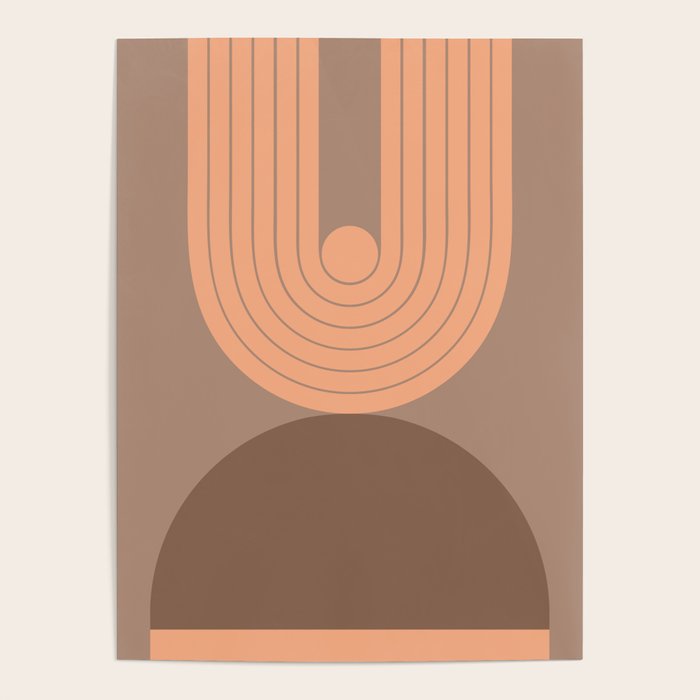 Abstraction_Balance_Round_Bohemian_Shape_Minimalism_001 Poster Gallery Image 1