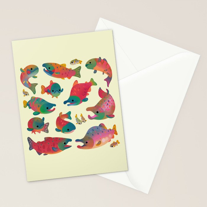Salmon day Stationery Card Gallery Image 2