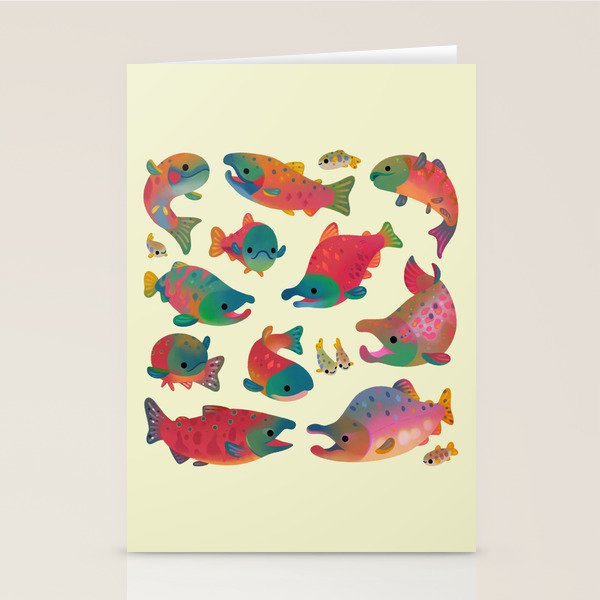 Salmon day Stationery Card Gallery Image 2