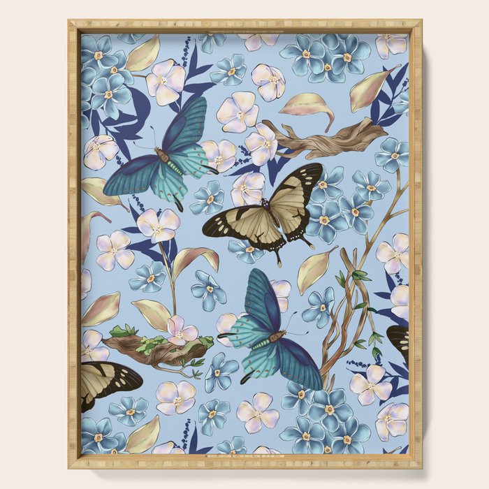 Springtime Flutter Bliss Serving Tray Gallery Image 1