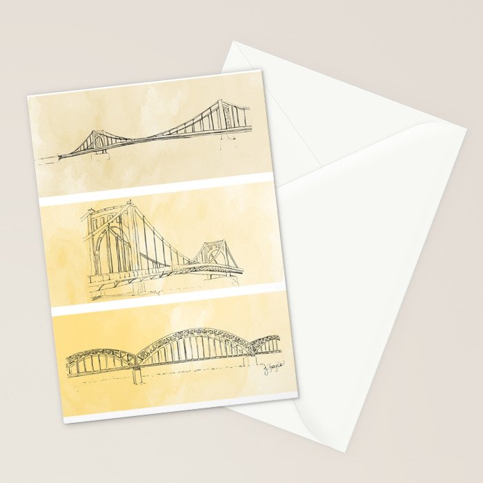 Pittsburgh Bridges Stationery Card Gallery Image 2