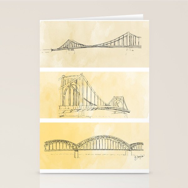 Pittsburgh Bridges Stationery Card Gallery Image 2