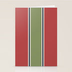 Christmas Stripes Winter 2025 Stationery Card Gallery Image 2