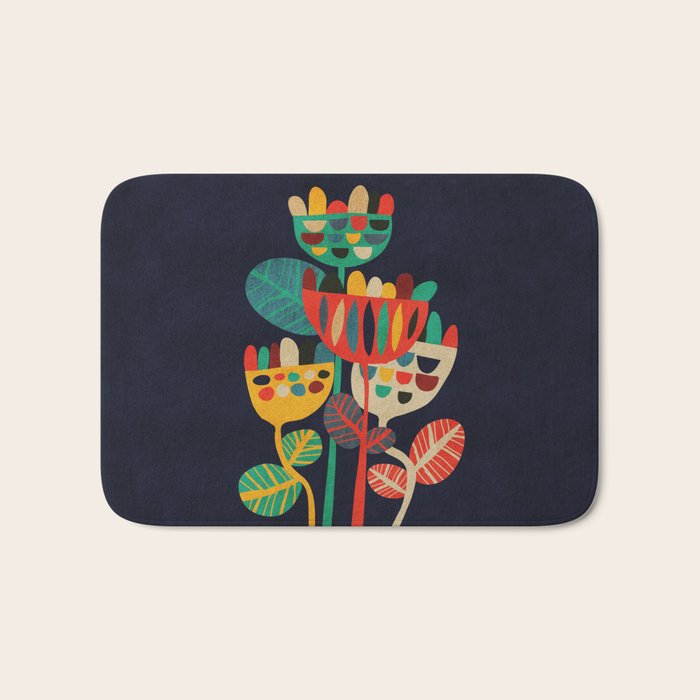 Wild Flowers Bath Mat Gallery Image 1