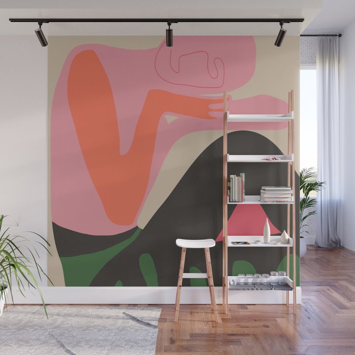 Abstract Art Figure 8 Wall Mural Gallery Image 1