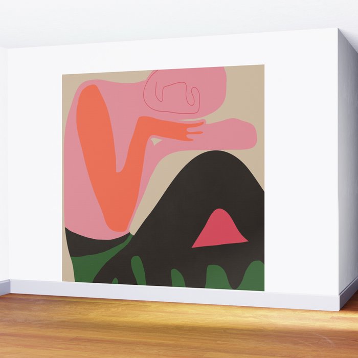 Abstract Art Figure 8 Wall Mural Gallery Image 2