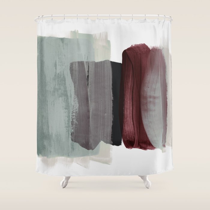 minimalism 1 one Shower Curtain Gallery Image 1