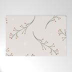 holly + stars Welcome Mat Gallery Image 1