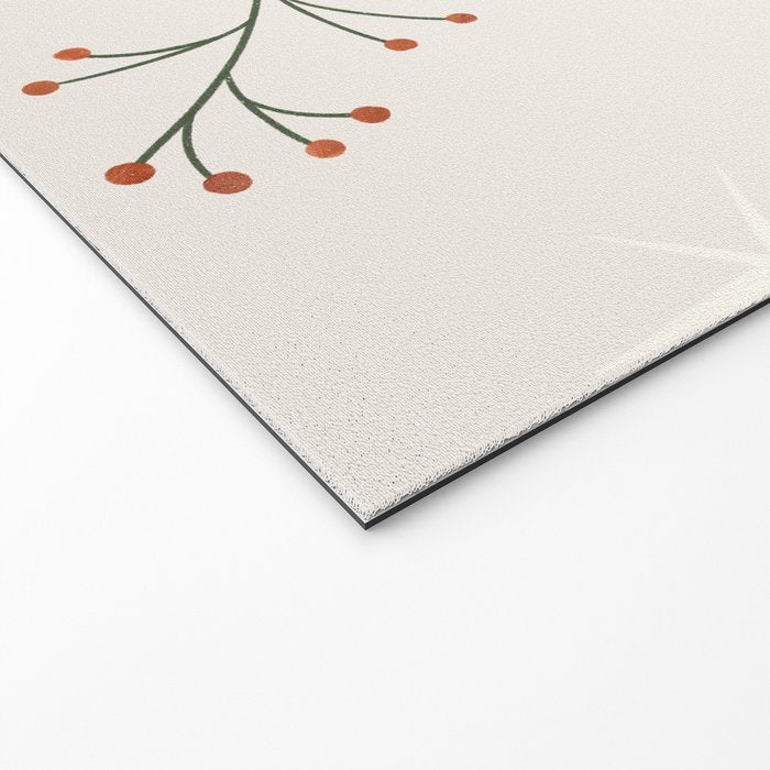holly + stars Welcome Mat Gallery Image 2