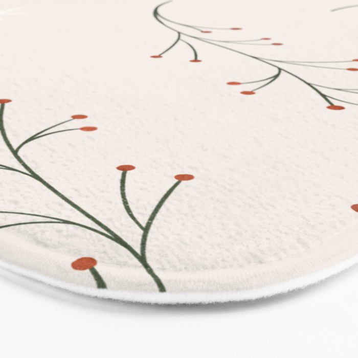 holly + stars Bath Mat Gallery Image 3