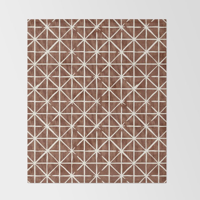 geometric triangles - brandywine Throw Blanket Gallery Image 2