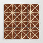 geometric triangles - brandywine Wood Wall Art Gallery Image 1