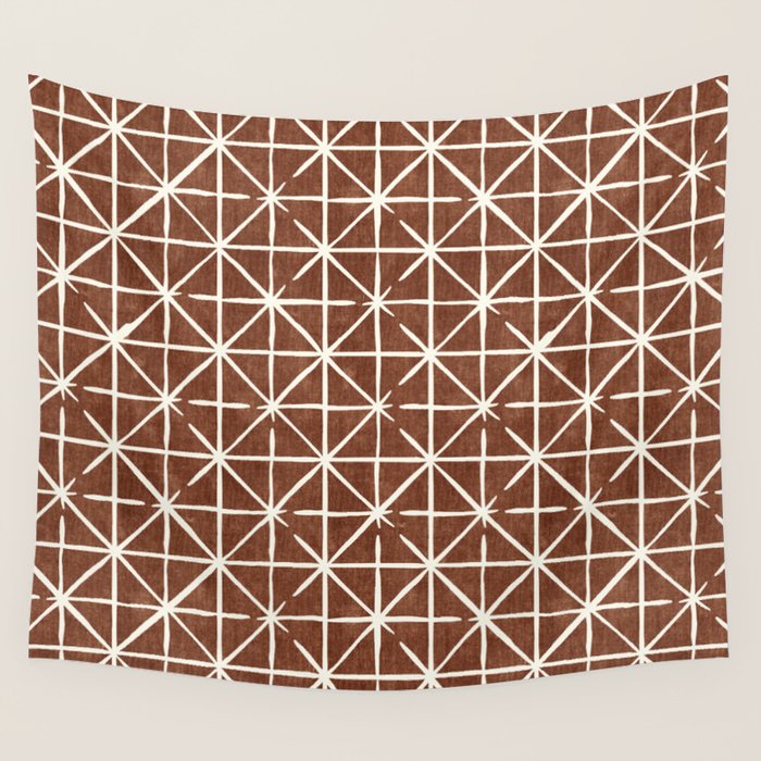 geometric triangles - brandywine Wall Tapestry Gallery Image 4