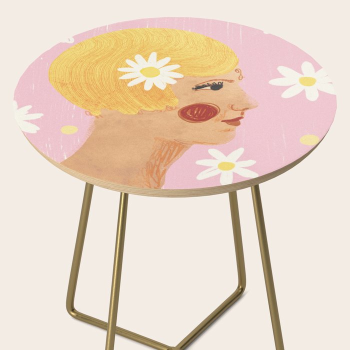 Girl who Loves Daisies Side Table Gallery Image 2