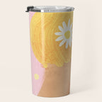 Girl who Loves Daisies Travel Mug Gallery Image 3