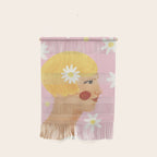 Girl who Loves Daisies Wall Hanging Gallery Image 1