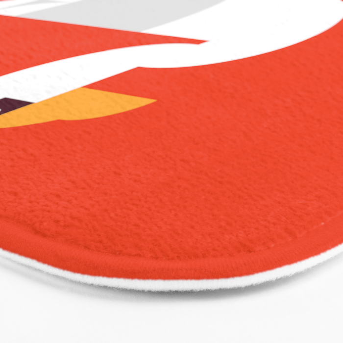 Geometric swan Bath Mat Gallery Image 3