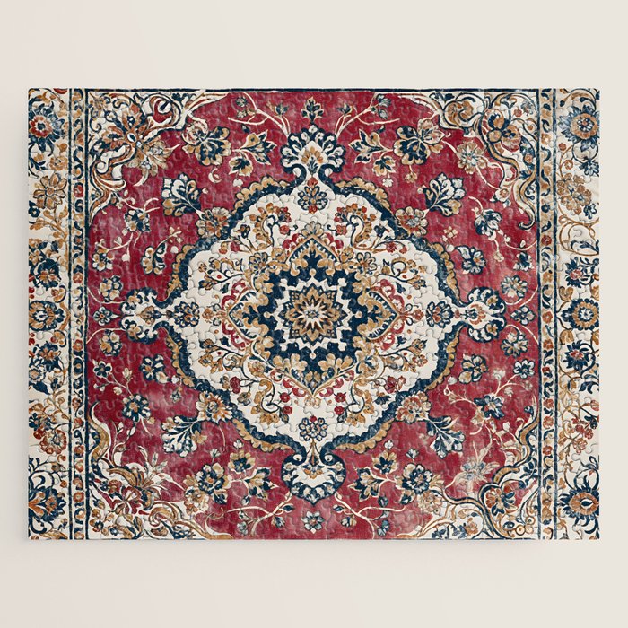 Casbah Crimson Crest Jigsaw Puzzle Gallery Image 1