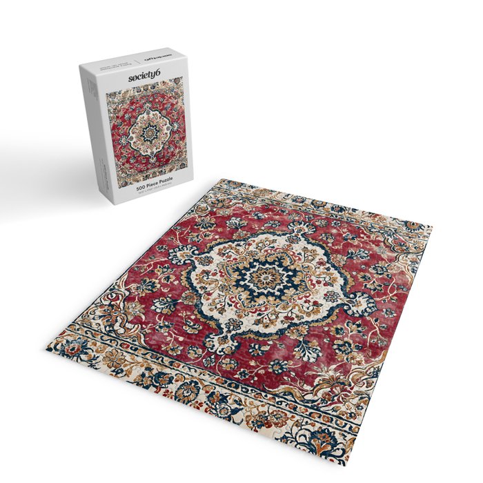 Casbah Crimson Crest Jigsaw Puzzle Gallery Image 2