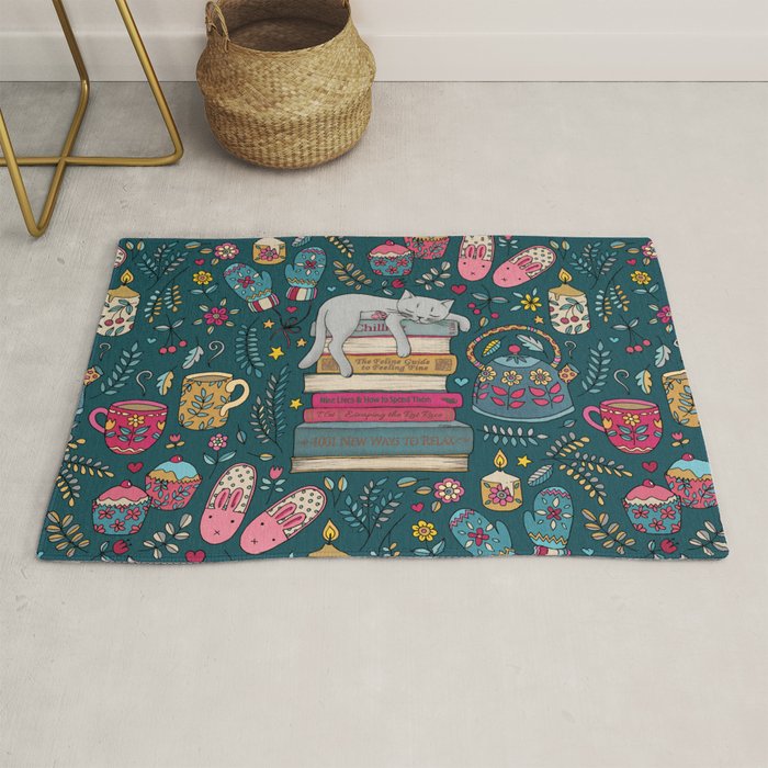 How to Hygge Like a Cat Rug Gallery Image 1