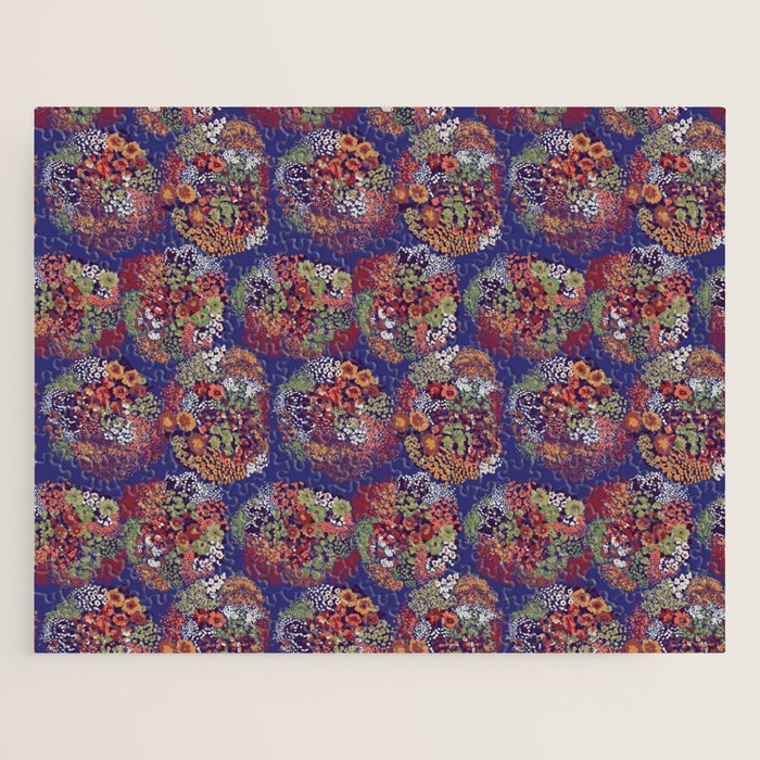 Grandma's Vintage Fabric Jigsaw Puzzle Gallery Image 1