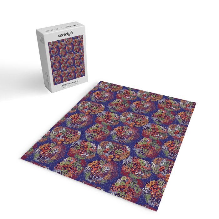 Grandma's Vintage Fabric Jigsaw Puzzle Gallery Image 2