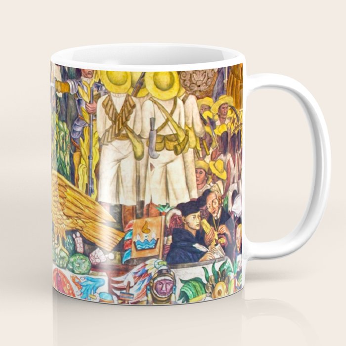History of Mexico by Diego Rivera Coffee Mug Gallery Image 1