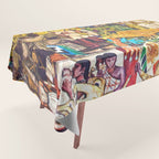 History of Mexico by Diego Rivera Tablecloth Gallery Image 1