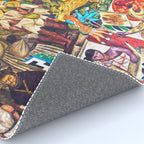 History of Mexico by Diego Rivera Rug Gallery Image 4