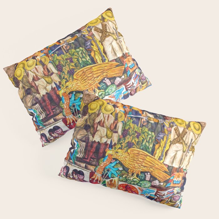 History of Mexico by Diego Rivera Pillow Sham Gallery Image 3