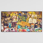 History of Mexico by Diego Rivera Desk Mat Gallery Image 3