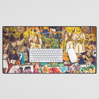 History of Mexico by Diego Rivera Desk Mat Gallery Image 1