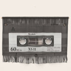 Cassette Tape Black And White #decor #society6 #buyart Wall Hanging Gallery Image 1