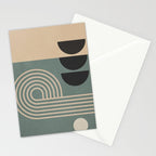 Abstract Geometric Shapes 122 Stationery Card Gallery Image 2