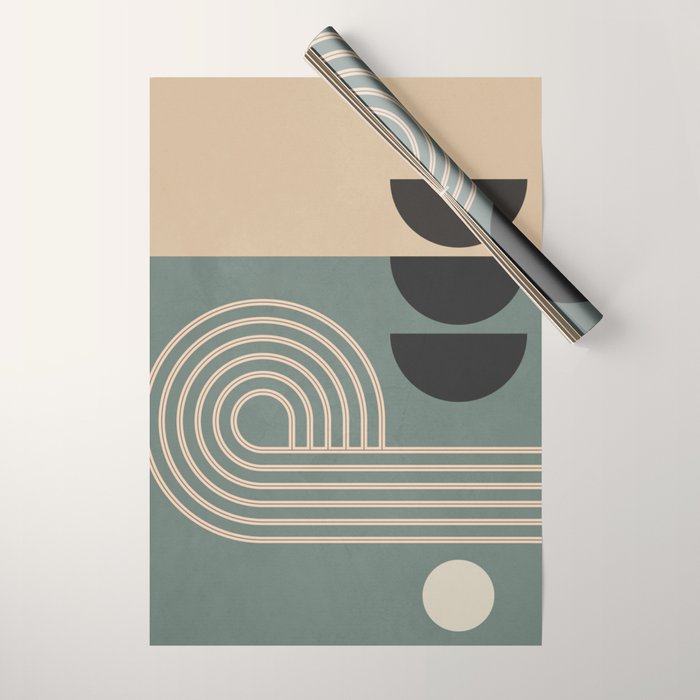 Abstract Geometric Shapes 122 Wrapping Paper Gallery Image 1