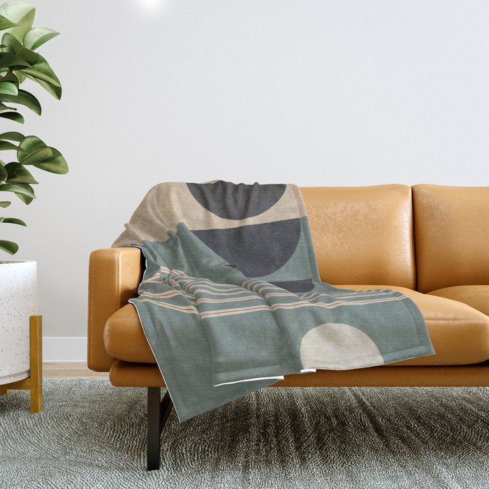 Abstract Geometric Shapes 122 Throw Blanket Gallery Image 1