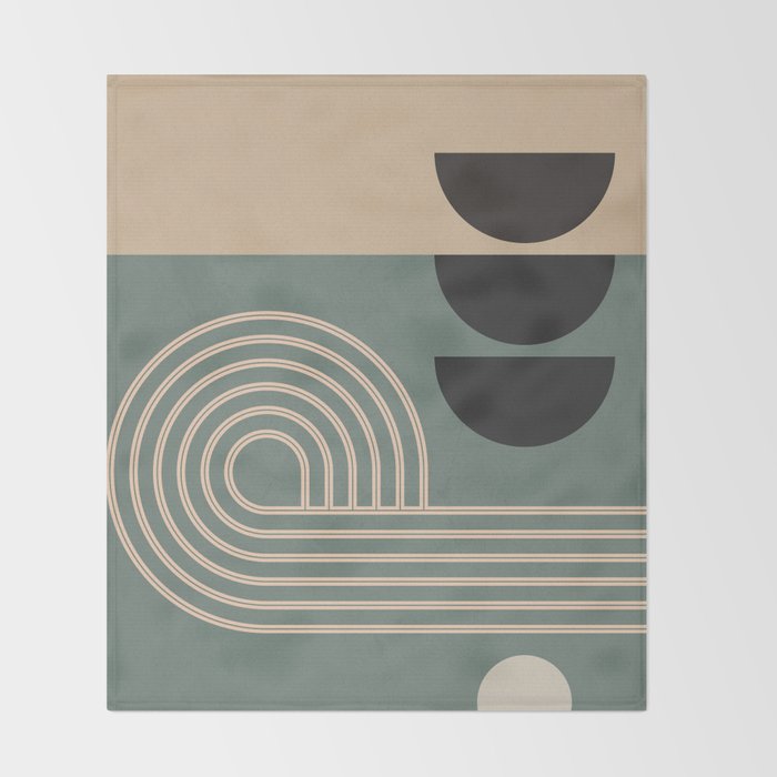 Abstract Geometric Shapes 122 Throw Blanket Gallery Image 2