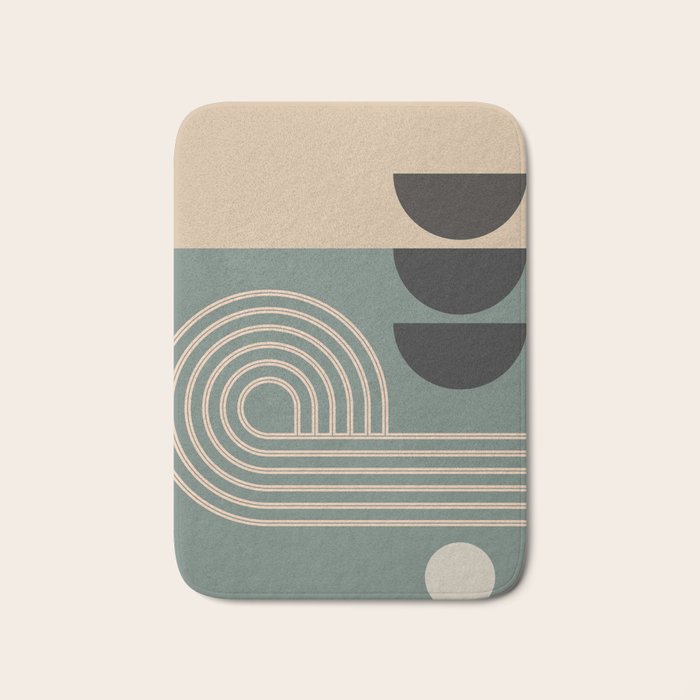 Abstract Geometric Shapes 122 Bath Mat Gallery Image 1