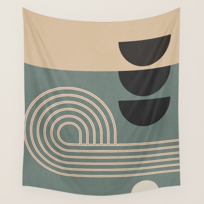 Abstract Geometric Shapes 122 Wall Tapestry Gallery Image 4