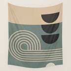 Abstract Geometric Shapes 122 Wall Tapestry Gallery Image 4