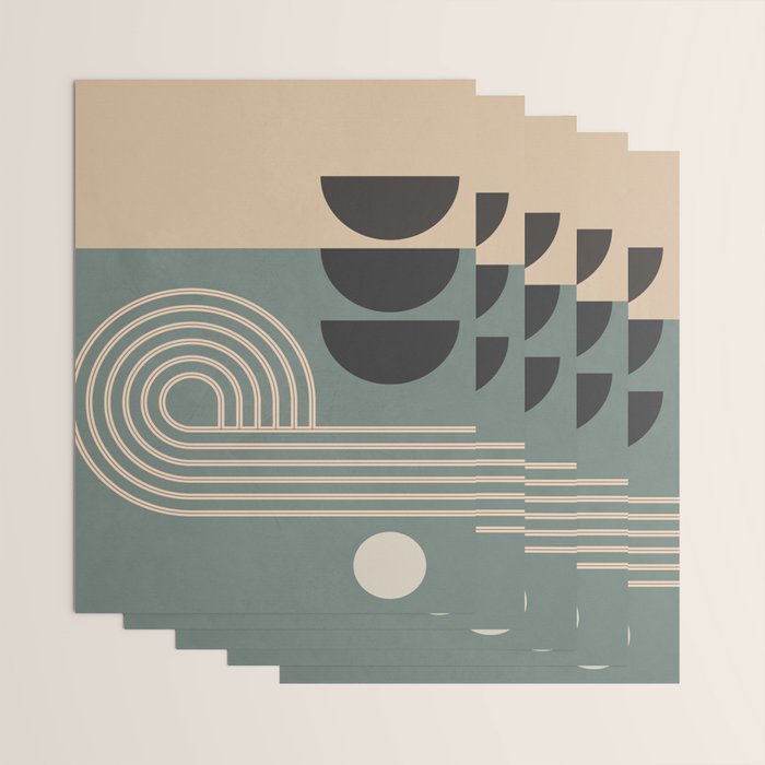 Abstract Geometric Shapes 122 Wrapping Paper Gallery Image 3