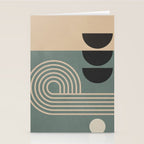 Abstract Geometric Shapes 122 Stationery Card Gallery Image 2