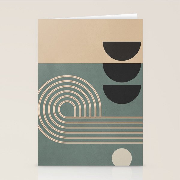 Abstract Geometric Shapes 122 Stationery Card Gallery Image 2