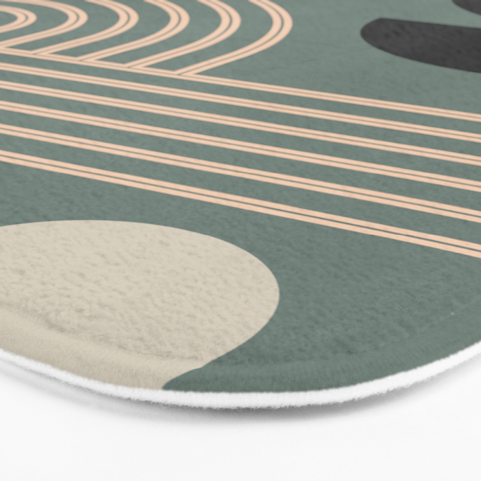 Abstract Geometric Shapes 122 Bath Mat Gallery Image 3