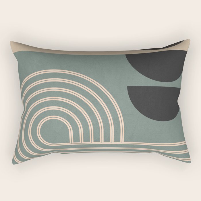 Abstract Geometric Shapes 122 Rectangular Pillow Gallery Image 2