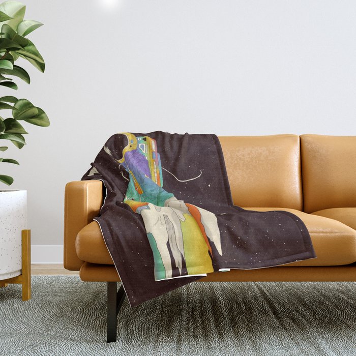 Ponder Until You Lose Yourself Throw Blanket Gallery Image 1